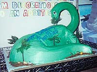 Dinosaur Birthday Cake