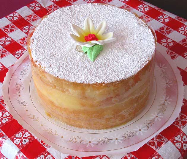 Lemon Powder Cake